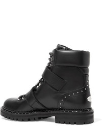 Jimmy Choo Breeze Studded Leather Ankle Boots Black