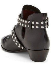 Marc by Marc Jacobs Carroll Studded Leather Pointy Toe Ankle Boot