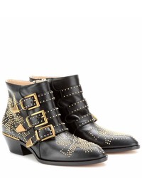 Chloé Chlo Susanna Studded Leather Ankle Boots