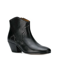Isabel Marant Dicker Micro Studed Ankle Boots