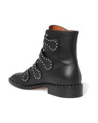 Givenchy Elegant Studded Leather Ankle Boots