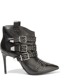 Schutz Farfarella Studded Leather Ankle Boots