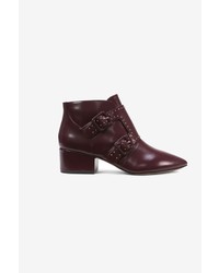French Connection Roree Double Buckle Stud Leather Boots