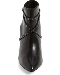 Topshop Humour Studded Pointy Toe Bootie