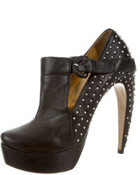 Walter Steiger Leather Studded Booties