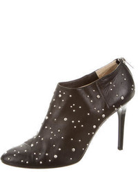 Jimmy Choo Leather Studded Booties