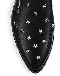 Jimmy Choo Maida Star Studded Leather Ankle Boots