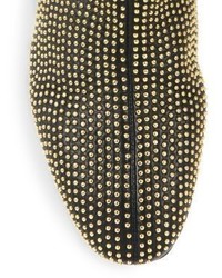 Alice + Olivia Paxton Studded Leather Booties