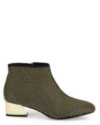 Alice + Olivia Paxton Studded Leather Booties