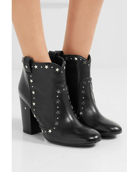 Laurence Dacade Pete Studded Leather Ankle Boots Black