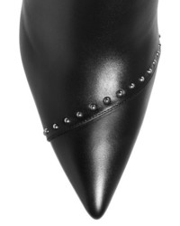 Givenchy Studded Leather Ankle Boots Black