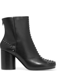 Maison Margiela Studded Leather Ankle Boots Black