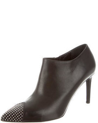 Saint Laurent Studded Leather Booties W Tags