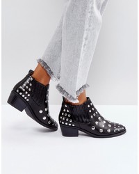 Coco Wren Studded Low Boot Pu