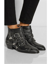 Chloé Susanna Studded Leather Ankle Boots