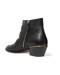 Chloé Susanna Studded Leather Ankle Boots