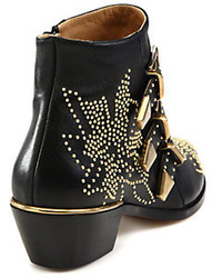 Chloé Suzanna Studded Leather Ankle Boots