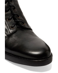 Isabel Marant Teylon Studded Leather Ankle Boots Black