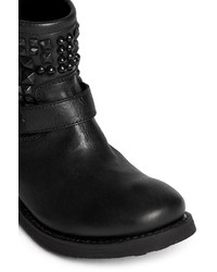 Nobrand Theorem Stud Leather Ankle Boots