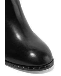 Rag & Bone Willow Studded Leather Ankle Boots Black