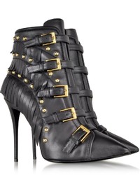 Giuseppe Zanotti Yvette Jeti Black Leather Ankle Boot