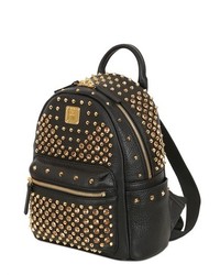 MCM Mini Stark Swarovski Leather Backpack