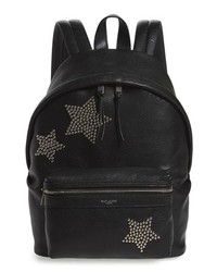Saint Laurent Mini City Stars Leather Backpack