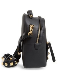 Fendi Mini Studded Leather Backpack Black