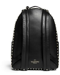 Valentino Rockstud Medium Stud Leather Backpack