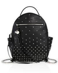 Alexander McQueen Studded Chain Strap Leather Backpack