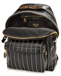 Moschino Studded Leather Backpack