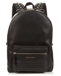 Alexander McQueen Studded Straps Leather Backpack
