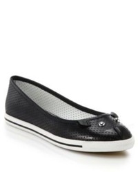 Marc by Marc Jacobs Perforated Leather Mouse Ballet Flats