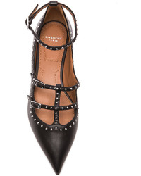 Givenchy Piper Elegant Stud Leather Ballerina Flats
