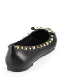 Marc by Marc Jacobs Studded Leather Mouse Ballet Flats