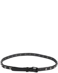 Brave Belts Black Leather Studded Belt