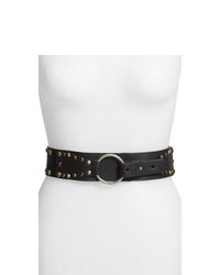 Calvin Klein Jeans Ck Studded Leather Belt
