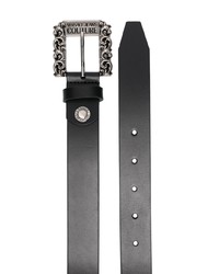 VERSACE JEANS COUTURE Couture 1 Baroque Buckle Leather Belt