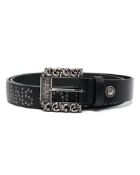 VERSACE JEANS COUTURE Couture 1 Baroque Buckle Leather Belt
