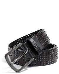 GUESS Perforated Studded Belt