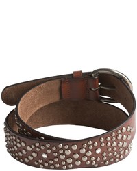 John Deere Studded Leather Belt