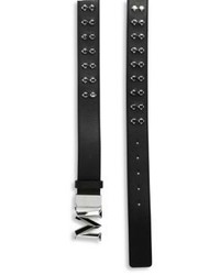 MCM Studded Leather Belt