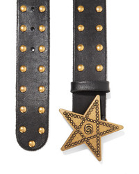 Gucci Studded Leather Belt Black