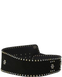 The Kooples Suede Leather And Studs Belt