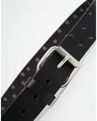 Pieces Tait Leather Stud Belt