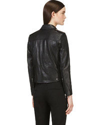 Saint Laurent Black Studded Biker Jacket