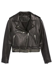 Blank NYC Blanknyc Studded Leather Moto Jacket