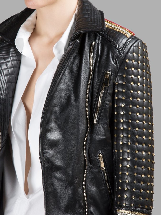 Amen Leather Jackets, $3,249 | Antonioli | Lookastic