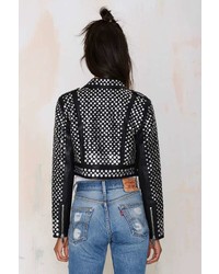 Nasty Gal Living After Midnight Studded Jacket