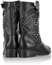 Schutz Aliria Studded Leather Ankle Boots